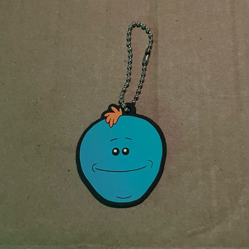 Rick and Morty Mr.Meeseeks 2” soft touch keychain Adult Swim